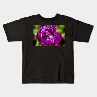 Beautiful purple tulip Kids T-Shirt